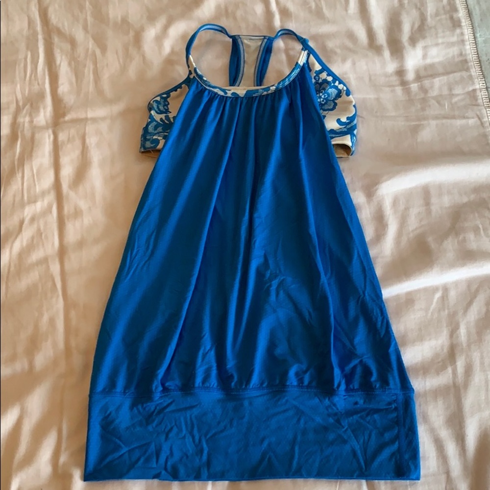 Blue Lululemon Tank